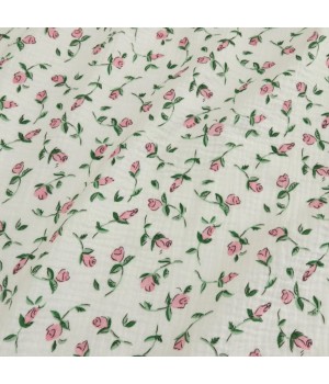 Wholesale Fast Delivery 100% Cotton Floral Liberty London Print Double Cotton Gauze Fabrics For Home Clothes