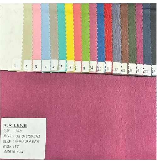 R.R. Lene Factory Price Lightweight Combed Cotton Broken Heavy Premium Fabric Woven Technique Plain Dyed Fancy Shirting 240gsm"